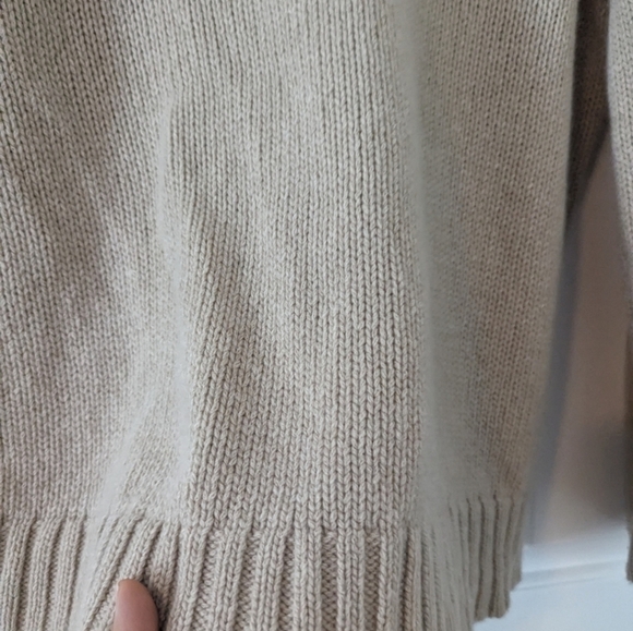 Jenni Kayne Cashmere Amelia Crewneck Sweater Warm Sand XS/S Oversized EUC! HP🥳 - Picture 9 of 12